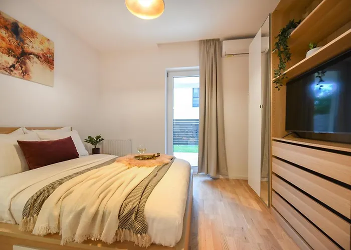 Vacation Feel - 2br With Terrace & Private Parking In Baneasa * Βουκουρέστι